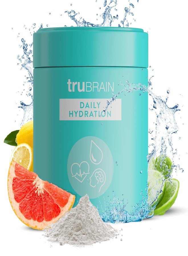 TruBrain Daily Hydration - Enhance Focus and Energy with Electrolyte-Rich Supplement. Stay Hydrated & Alert! - Image 1